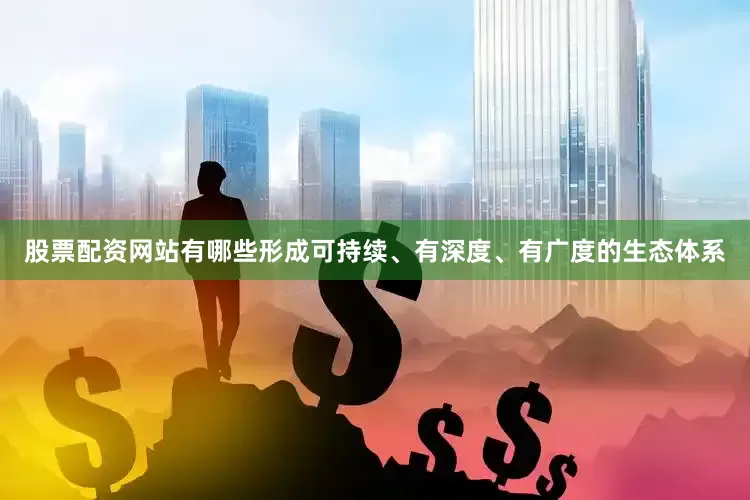 股票配资网站有哪些形成可持续、有深度、有广度的生态体系